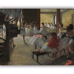 Reproduktsioon Balletiklass, Edgar Degas, 40x35 cm hind ja info | Seinapildid | kaup24.ee