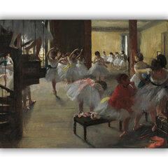 Reproduktsioon Balletiklass, Edgar Degas, 60x50 cm hind ja info | Seinapildid | kaup24.ee