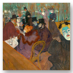 Reproduktsioon Moulin Rouge (Henri Toulouse-Lautrec), 80x80 cm hind ja info | Seinapildid | kaup24.ee