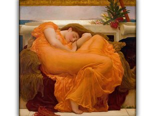 Reproduktsioon "Leegitsev juuni" (Frederic Leighton), 100x100 cm hind ja info | Seinapildid | kaup24.ee