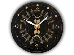 Настенные часы Оккультная Луна, 28 см - Wolf Kult цена и информация | Часы | kaup24.ee