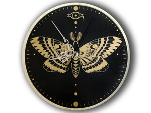 Настенные часы Бабочка, 28 см - Wolf Kult цена и информация | Часы | kaup24.ee