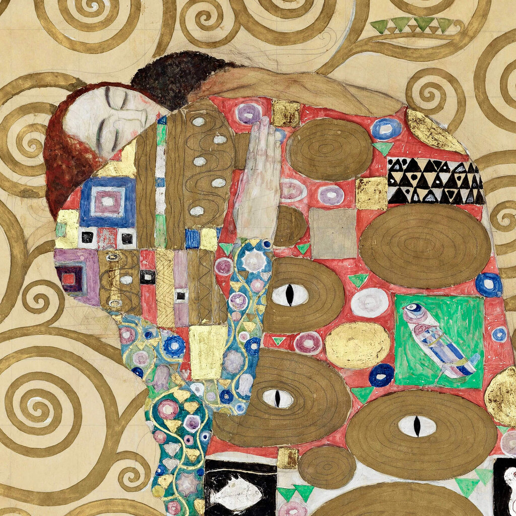 Reproduktsioon Fulfillment (1910), Gustav Klimt, 60x30 cm цена и информация | Seinapildid | kaup24.ee