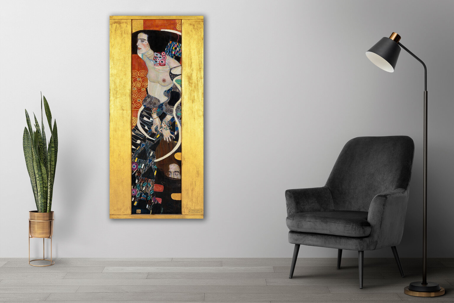 Reproduktsioon Judith II (Salome) (1909), Gustav Klimt, 100x50 cm цена и информация | Seinapildid | kaup24.ee