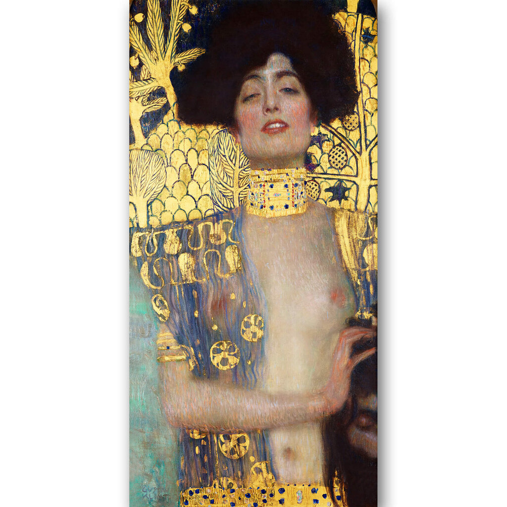 Reproduktsioon Judith ja Holofernes (1901), Gustav Klimt, 60x30 cm hind ja info | Seinapildid | kaup24.ee