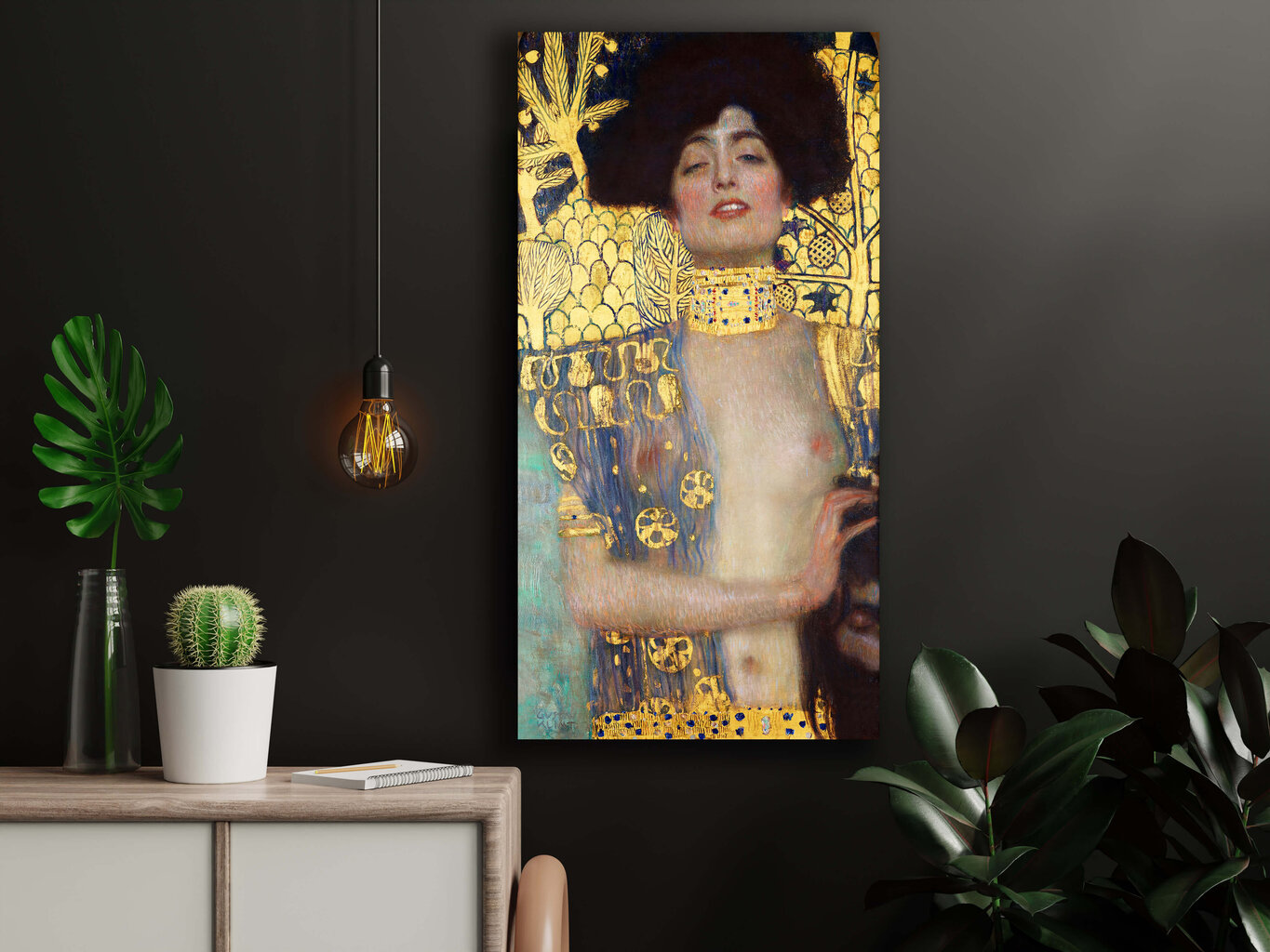 Reproduktsioon Judith ja Holofernes (1901), Gustav Klimt, 60x30 cm hind ja info | Seinapildid | kaup24.ee