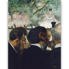 Reproduktsioon Muusikud orkestris, Edgar Degas, 40x35 cm hind ja info | Seinapildid | kaup24.ee