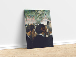 Reproduktsioon Muusikud orkester, Edgar Degas, 60x50 cm hind ja info | Seinapildid | kaup24.ee