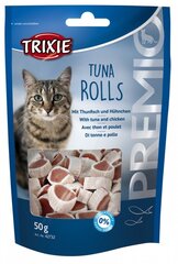 Trixie Premio лакомство Tuna Rolls, 50 г цена и информация | Лакомства для котов | kaup24.ee