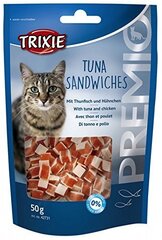 Maius kassidele Trixie Premio Tuna Sandwiches, 50 g цена и информация | Лакомства для котов | kaup24.ee