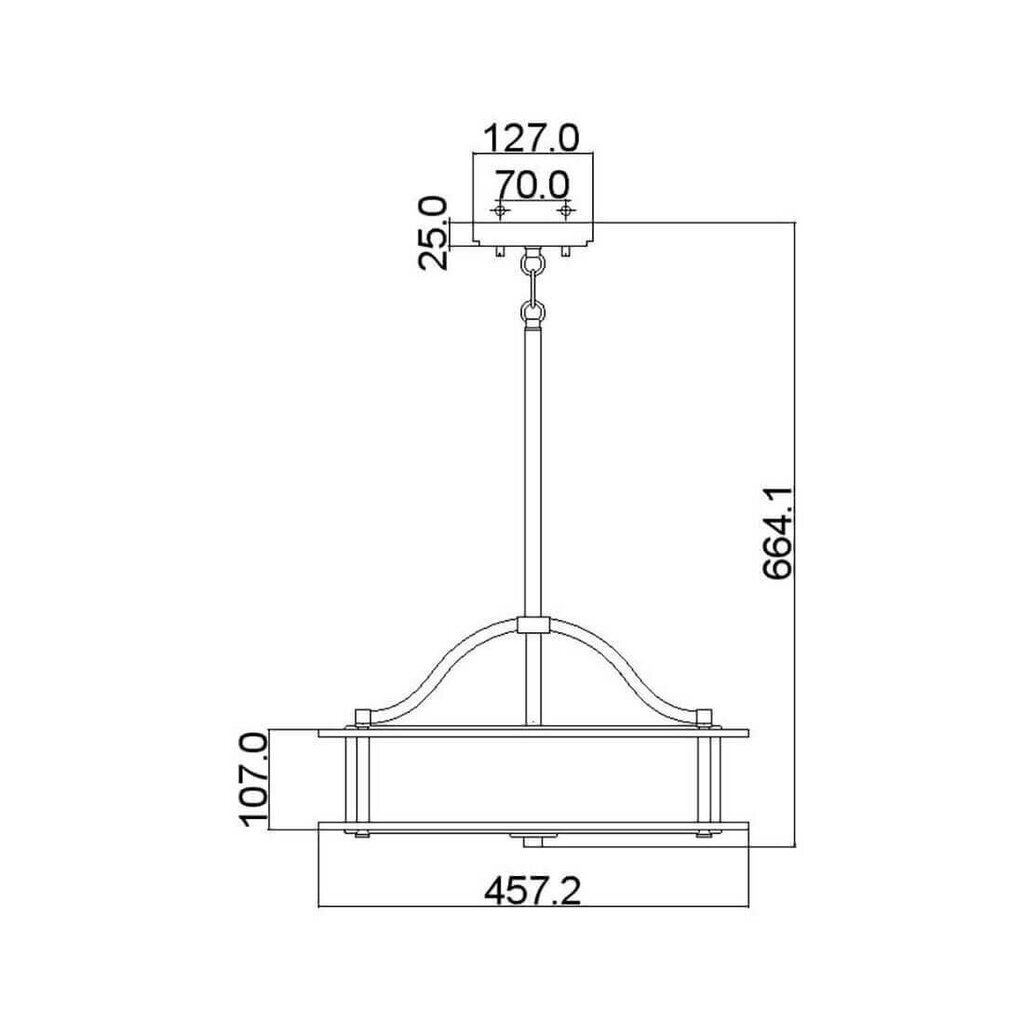 Rippvalgusti Elstead Lighting Emory KL-EMORY-P-S-CLP hind ja info | Rippvalgustid | kaup24.ee