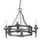 Rippvalgusti Elstead Lighting Saxon SAX3-BLK-SIL hind ja info | Rippvalgustid | kaup24.ee