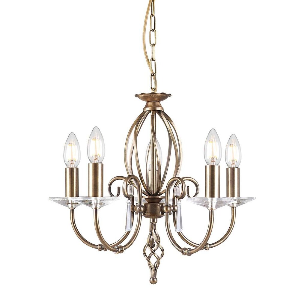 Rippvalgusti Elstead Lighting Aegean AG5-AGED-BRASS hind ja info | Rippvalgustid | kaup24.ee