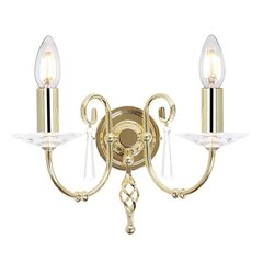 Seinavalgusti Elstead Lighting Aegean AG2-POL-BRASS цена и информация | Настенные светильники | kaup24.ee