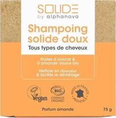 Шампунь для волос Alphanova Solide Gentle Solid Shampoo Almond Perfume Organic, 75 г цена и информация | Alphanova Kids Духи, косметика | kaup24.ee