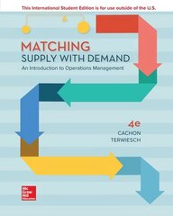 ISE Matching Supply with Demand: An Introduction to Operations Management 4th edition цена и информация | Книги по экономике | kaup24.ee