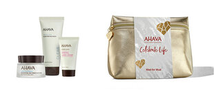 Kosmeetikakomplekt naistele Ahava Celebrate Life Mad for Mud: niisutav näokreem, 50 ml + puhastav näomask, 100 ml + mineraalne kätekreem, 40 ml цена и информация | Кремы для лица | kaup24.ee