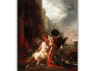 Reproduktsioon Diomedes Devoured by His Horses, 60x50 cm hind ja info | Seinapildid | kaup24.ee