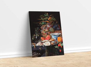 Reproduktsioon Puuviljad ja austrid (Abraham Mignon), 40x35 cm цена и информация | Картины, живопись | kaup24.ee