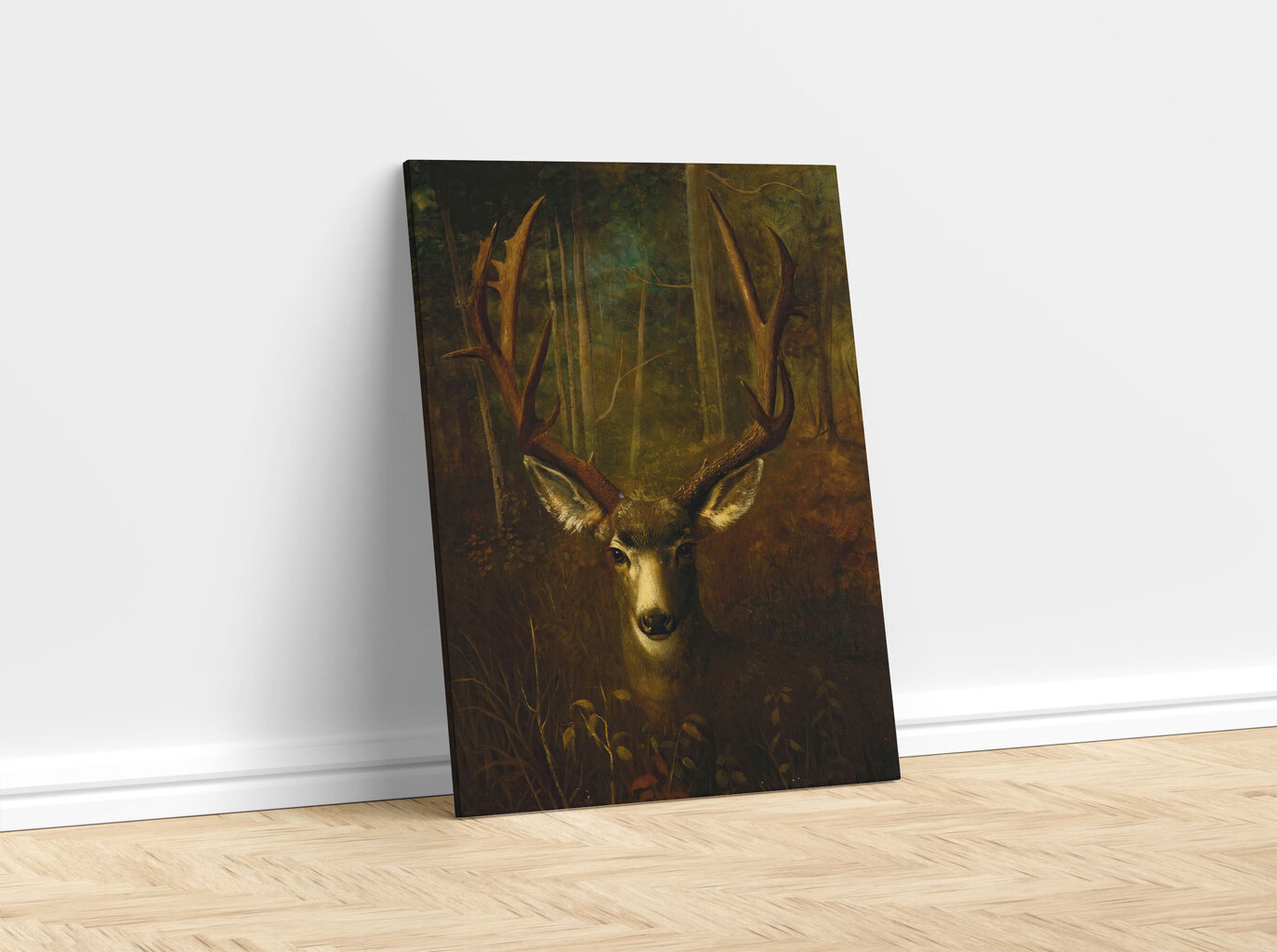 Reproduktsioon Stag Resting (Richard La Barre Goodwin), 60x50 cm цена и информация | Seinapildid | kaup24.ee