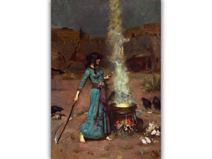 Reproduktsioon "Magic Circle" (John William Waterhouse), 30x40 cm hind ja info | Seinapildid | kaup24.ee