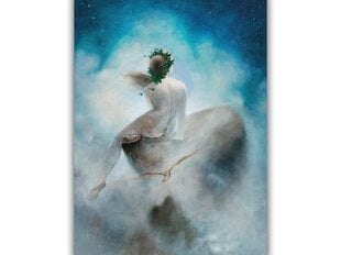 Reproduktsioon Küsimus tähtedele(Carl Wilhelm Diefenbach), 40x60 cm цена и информация | Картины, живопись | kaup24.ee