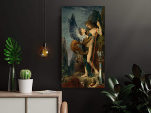 Reproduktsioon Oidipus ja sfinks (Gustave Moreau), 60x30 cm цена и информация | Картины, живопись | kaup24.ee