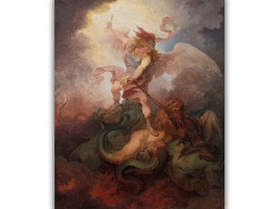 Репродукция Ангел, связывающий сатану, 100x80 см цена и информация | Репродукции, картины | kaup24.ee