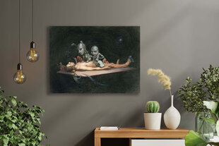 Reproduktsioon Naked Man Lying on a Table, 60x80 cm hind ja info | Seinapildid | kaup24.ee