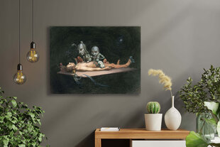 Reproduktsioon Naked Man Lying on a Table, 30x40 cm цена и информация | Картины, живопись | kaup24.ee