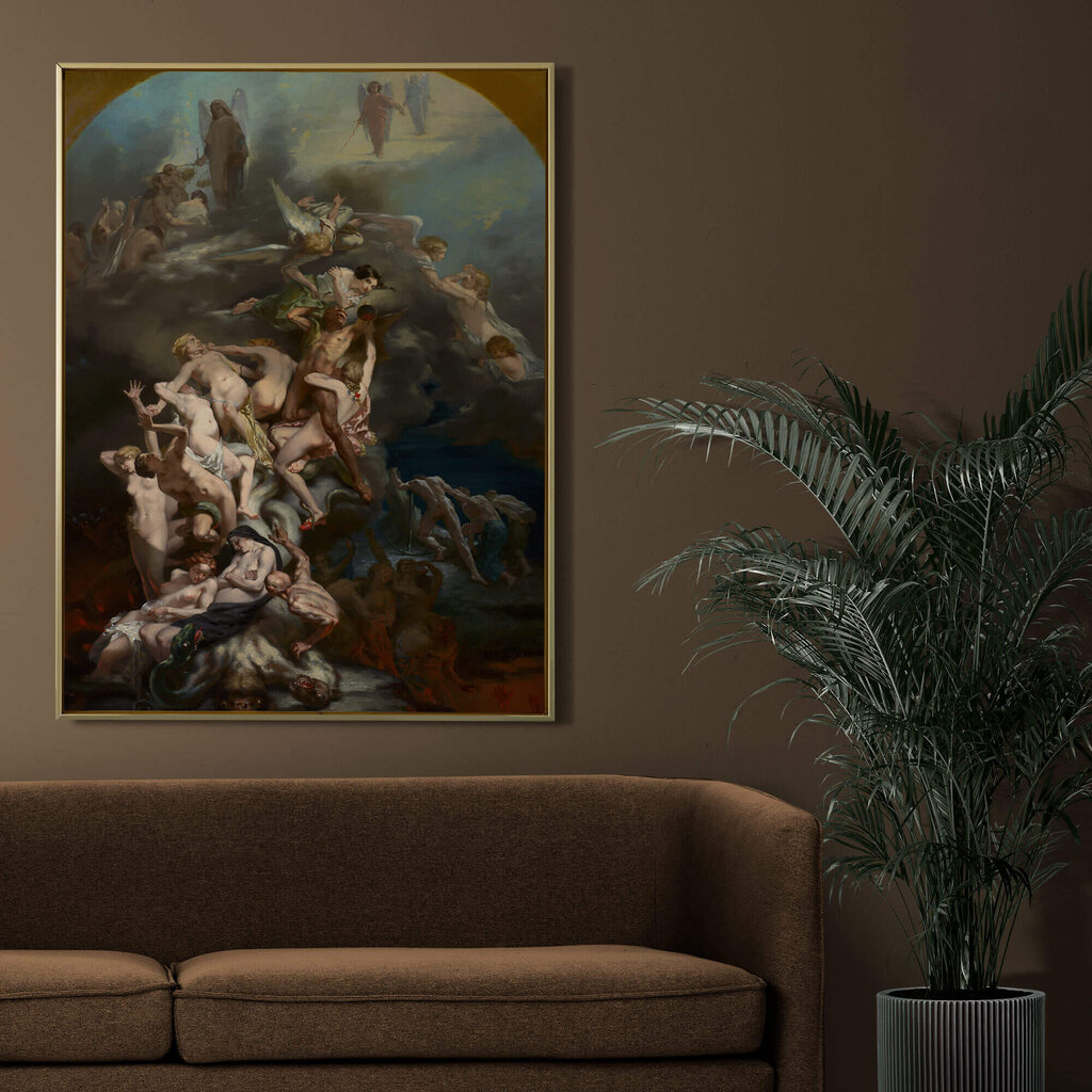 Reproduktsioon "Taevas ja põrgu" (Octave Tassart), 100 x 70 cm цена и информация | Seinapildid | kaup24.ee