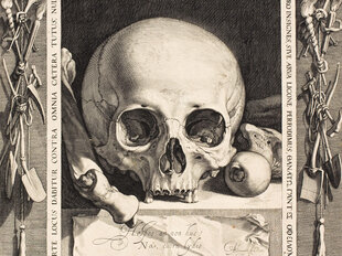 Reproduktsioon Death’s Head (Ian Sanredam), 100x80 cm цена и информация | Картины, живопись | kaup24.ee