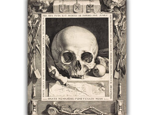 Reproduktsioon Death’s Head (Ian Sanredam), 60x50 cm цена и информация | Картины, живопись | kaup24.ee