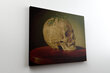 Reproduktsioon Still Life with a Skull and a Forget-Me-Not (Vojtech Klimkovich), 80x65 cm hind ja info | Seinapildid | kaup24.ee