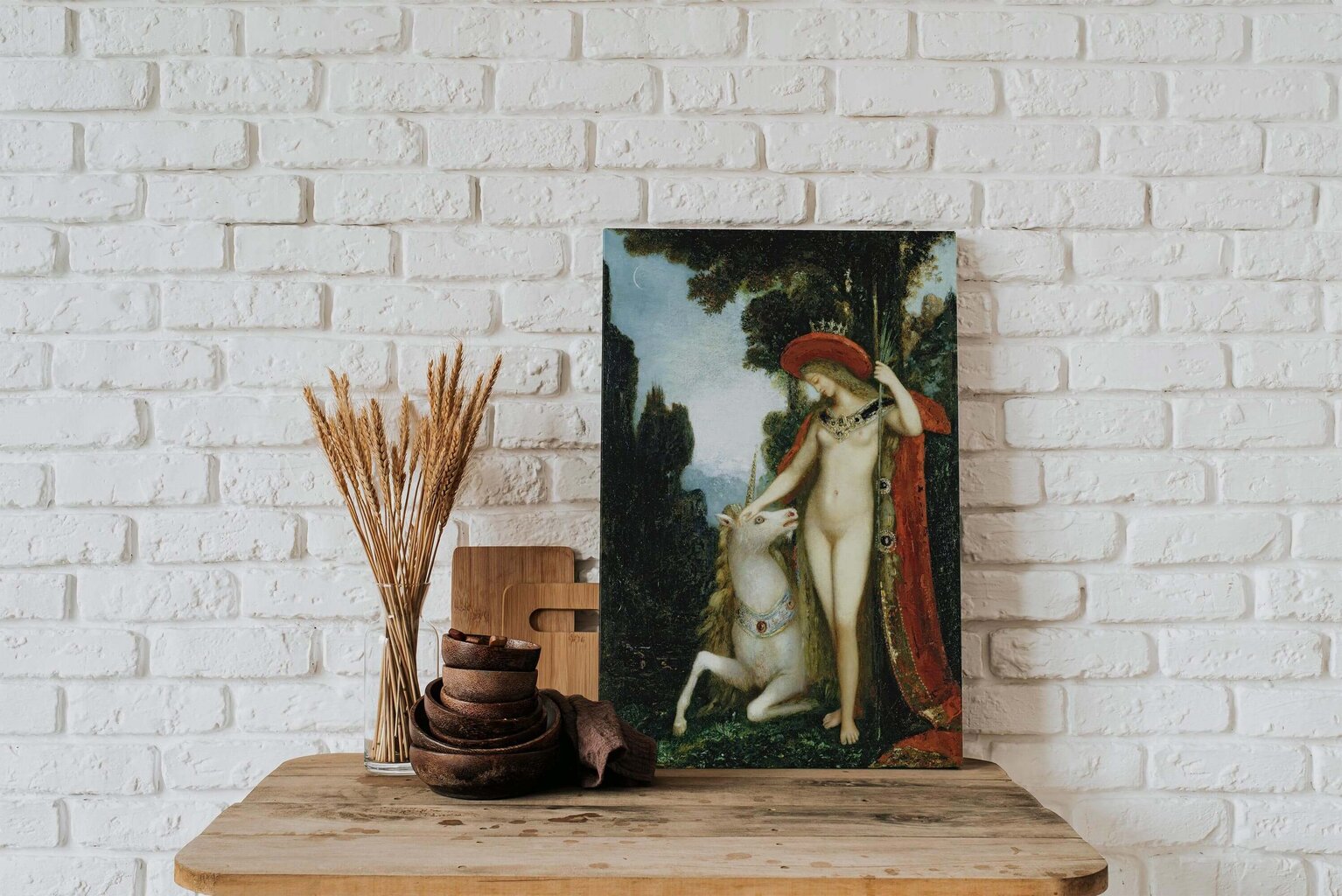 Reproduktsioon Ükssarvik (Gustave Moreau), 60x80 cm hind ja info | Seinapildid | kaup24.ee