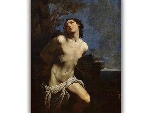 Reproduktsioon Saint Sebastian (Guido Reni), 80x65 cm hind ja info | Seinapildid | kaup24.ee