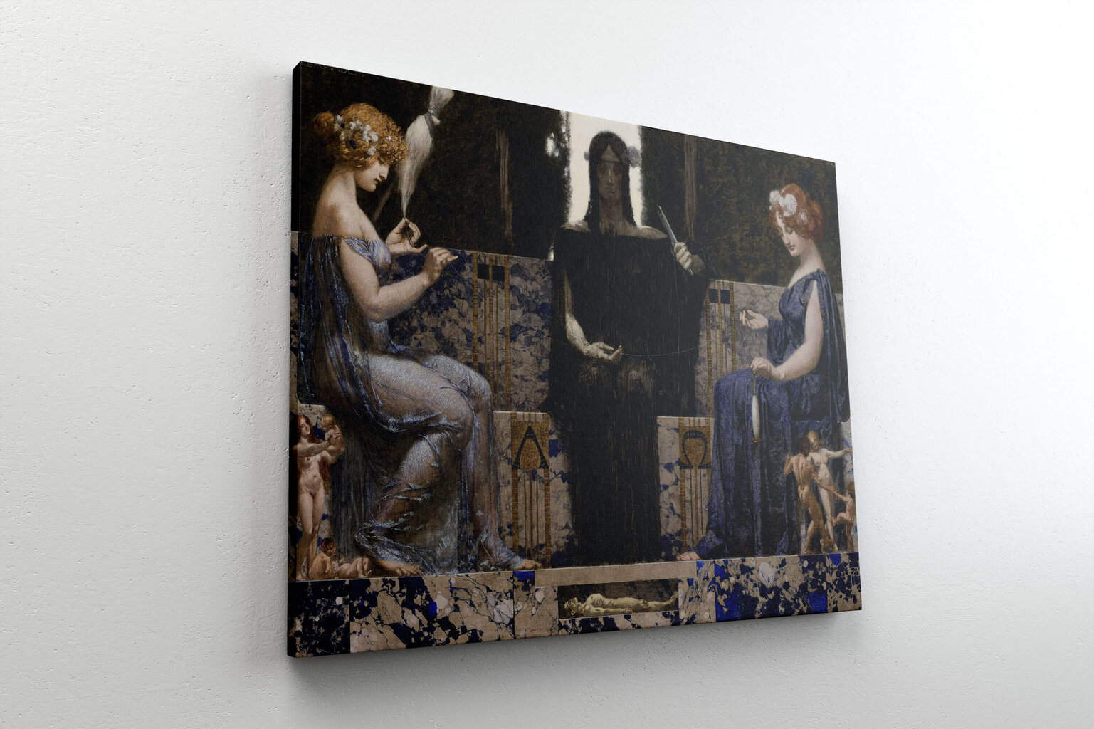 Reproduktsioon Kolm Saatust (Alexander Rothaug), 100x70 cm hind ja info | Seinapildid | kaup24.ee