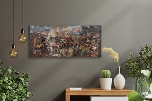 Reproduktsioon Grunwaldi lahing (Jan Matejko), 100x50 cm hind ja info | Seinapildid | kaup24.ee