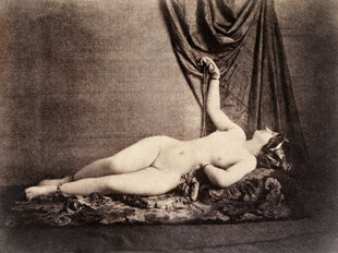 Retro erootiline Reproduktsioon „Nude Woman” (Julien Valloux de Villeneuve), 60x50 cm hind ja info | Erootilised kingitused ja suveniirid | kaup24.ee