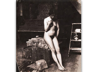 Ретро эротическая картина Обнаженная д'Антино (1890), 80x65 см цена и информация | Сувениры, подарки для взрослых | kaup24.ee