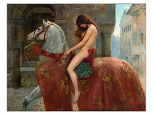 Reproduktsioon Lady Godiva (John Collier), 100x80 cm hind ja info | Seinapildid | kaup24.ee