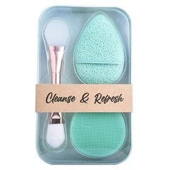Sefiros Kosmeetikakomplekt Clean se & Refresh Mint hind ja info | Näopuhastusvahendid | kaup24.ee