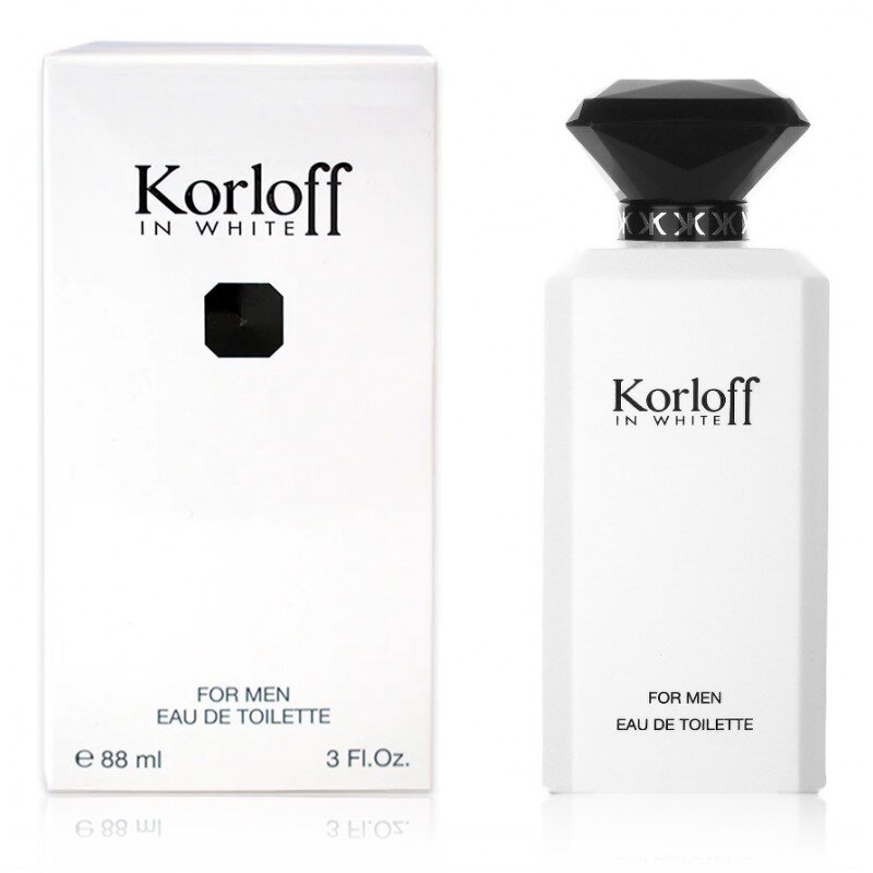 Korloff In White For Men Intense EDP 88ml цена и информация | Meeste parfüümid | kaup24.ee