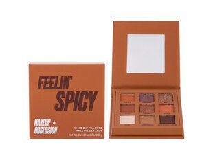 Makeup Obsession Feelin 'Spicy Eyeshadow Palette 3.42 g hind ja info | Ripsmetušid, lauvärvid, silmapliiatsid, seerumid | kaup24.ee