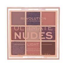 Makeup Revolution Ultimate Nudes Eyeshadow Palette 8.1 g Medium hind ja info | Ripsmetušid, lauvärvid, silmapliiatsid, seerumid | kaup24.ee