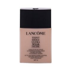 Lancome Teint Idole Ultra Wear Nude SPF19 Makeup - Light moisturizing makeup with a matt effect 40 ml 10 Praline #92634F hind ja info | Jumestuskreemid, puudrid | kaup24.ee