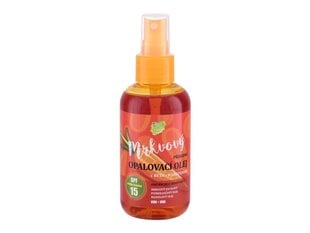 Vivaco Bio Carrot Suntan Oil SPF15 päevitusõli 150 ml hind ja info | Päikesekreemid | kaup24.ee