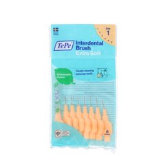 TePe Interdental Brush Extra Soft 0.45 mm orange 8 pcs - Very fine interdental brushes 8.0ks hind ja info | Suuhügieen | kaup24.ee