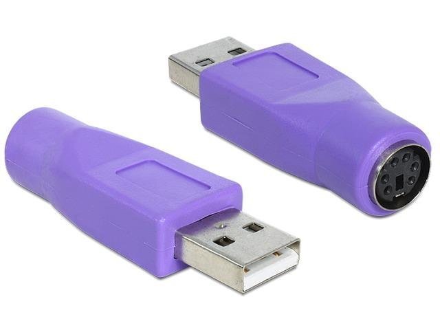 Adapter Delock PS2 Female Usb-A Male hind ja info | USB jagajad, adapterid | kaup24.ee