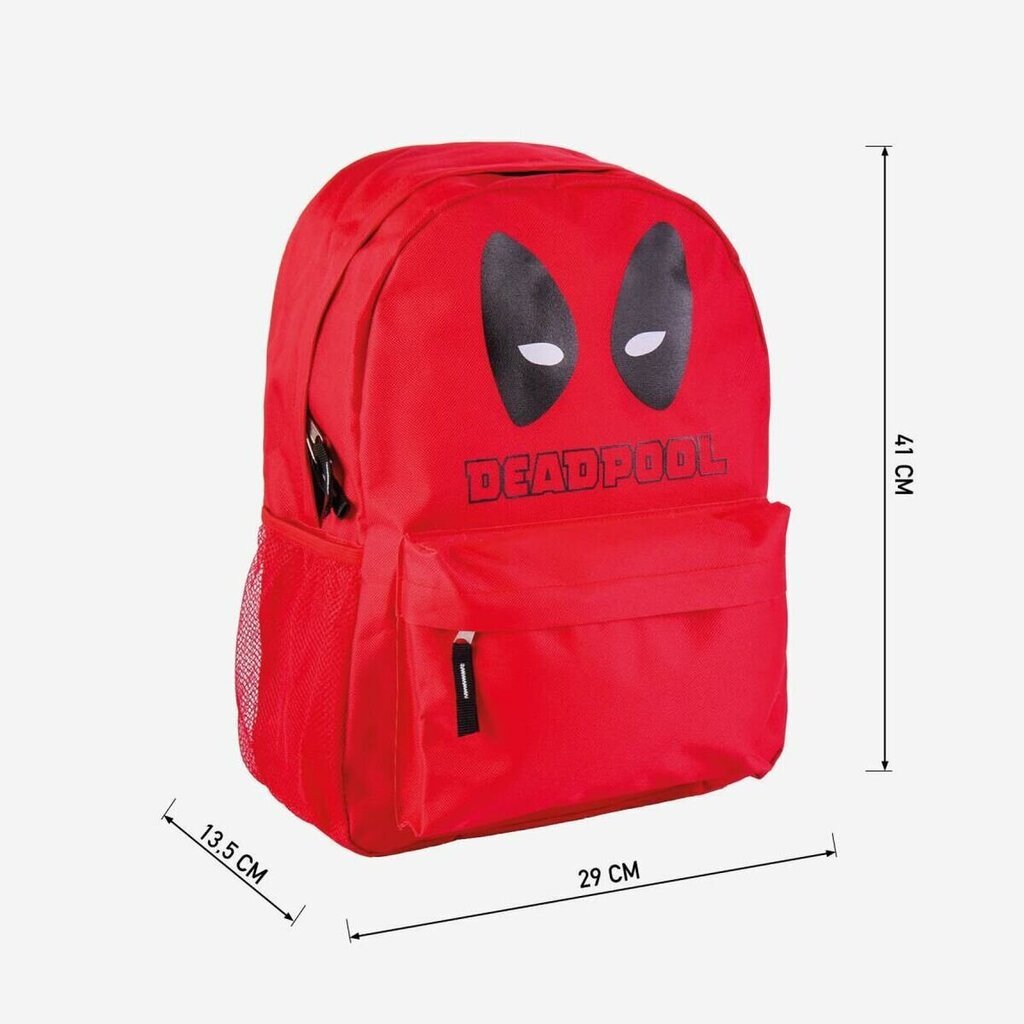 Koolikott Deadpool, punane hind ja info | Koolikotid, sussikotid | kaup24.ee